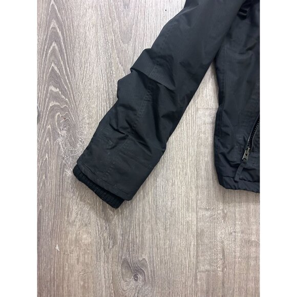 Abercrombie Fitch All Season Weather Warrior Hooded Parka Coat Women's M Black - Picture 6 of 10